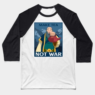 Iroh "Make Tea Not War" Baseball T-Shirt